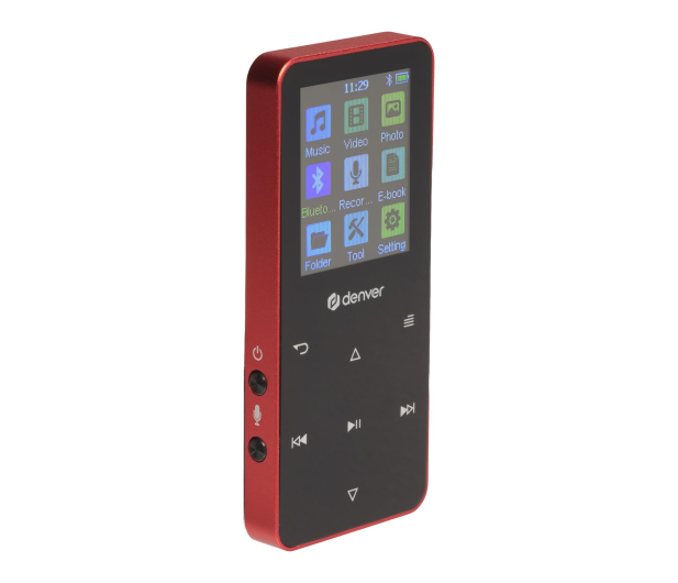 Denver Odtwarzacz MP4 Denver MP-1830R BT 1,8" 4GB czerwony - 1535058 - zdjęcie